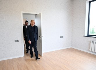 Prezident İlham Əliyev Ağdamın Xıdırlı kəndində görülən bərpa işləri ilə tanış olub
