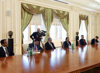 Prezident İlham Əliyev Malayziyanın Parlament Senatının prezidentini qəbul edib