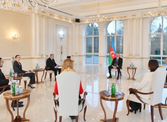 Prezident İlham Əliyev yerli televiziya kanallarına müsahibə verib