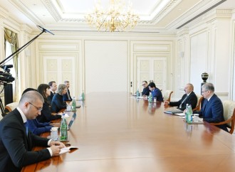 Prezident İlham Əliyev BMT-nin Baş katibinin müavini və Ətraf Mühit Proqramının icraçı direktorunu qəbul edib