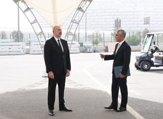 Prezident İlham Əliyev Bakı Olimpiya Stadionunun ərazisində COP29-a hazırlıqla bağlı görülən işlərlə tanış olub