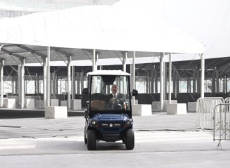 Prezident İlham Əliyev Bakı Olimpiya Stadionunun ərazisində COP29-a hazırlıqla bağlı görülən işlərlə tanış olub