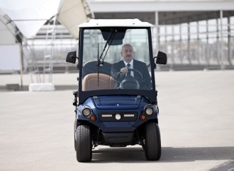 Prezident İlham Əliyev Bakı Olimpiya Stadionunun ərazisində COP29-a hazırlıqla bağlı görülən işlərlə tanış olub