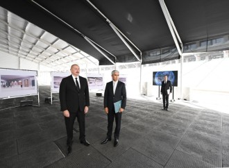 Prezident İlham Əliyev Bakı Olimpiya Stadionunun ərazisində COP29-a hazırlıqla bağlı görülən işlərlə tanış olub