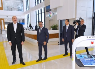 Prezident İlham Əliyev Lənkəran regional “ASAN xidmət” mərkəzinin açılışını edib