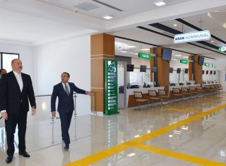 Prezident İlham Əliyev Lənkəran regional “ASAN xidmət” mərkəzinin açılışını edib
