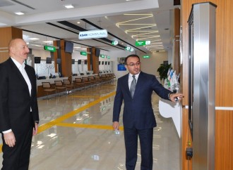 Prezident İlham Əliyev Lənkəran regional “ASAN xidmət” mərkəzinin açılışını edib