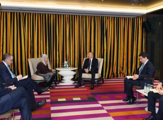 Prezident İlham Əliyevin Münxendə “The Rockefeller Foundation”ın baş vitse-prezidenti ilə görüşü olub