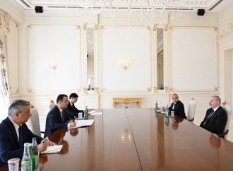 Prezident İlham Əliyev Özbəkistanın investisiya, sənaye və ticarət nazirini qəbul edib