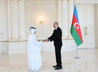Prezident İlham Əliyev Qətərin Azərbaycanda yeni təyin olunmuş səfirinin etimadnaməsini qəbul edib