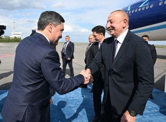 Prezident İlham Əliyev Qazaxıstana səfər edib