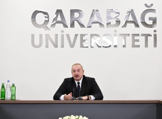 Prezident İlham Əliyev Qarabağ Universitetinin təmirdən sonra açılışında iştirak edib