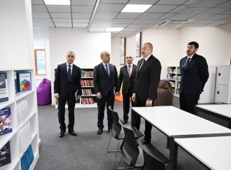Prezident İlham Əliyev Qarabağ Universitetinin təmirdən sonra açılışında iştirak edib