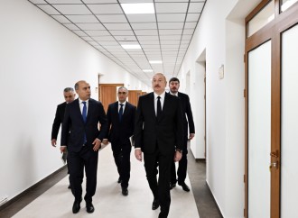 Prezident İlham Əliyev Qarabağ Universitetinin təmirdən sonra açılışında iştirak edib