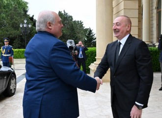 Belarus Prezidenti Aleksandr Lukaşenkonun rəsmi qarşılanma mərasimi olub