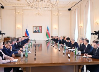 Prezident İlham Əliyev və Prezident Vladimir Putin arasında geniş tərkibdə görüşü olub