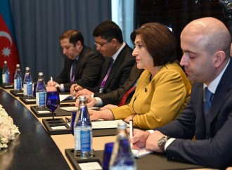 Sahibə Qafarova Türkiyə Böyük Millət Məclisinin sədri ilə görüşüb