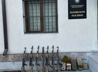 Xocavənddə xeyli sayda silah-sursat aşkarlanıb