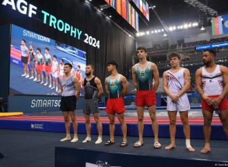 Gimnastlarımız Bakıda keçirilən Dünya Kubokunda qızıl və gümüş medal qazanıblar