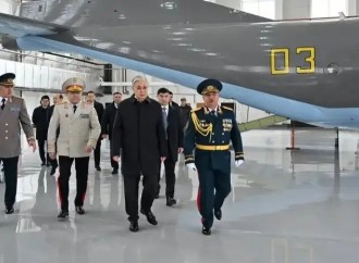 Qazaxıstan Milli Qvardiya aviabazasının açılış mərasimi olub