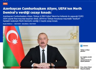 Prezident İlham Əliyevin Türkiyə yığmasına dəstəyi ölkə mediasının diqqət mərkəzində olub