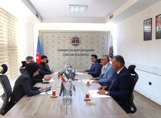 Vəkillər Kollegiyasının rəhbərliyi İran səfirliyinin nümayəndə heyəti ilə görüşüb