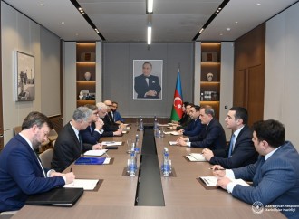 Ceyhun Bayramov ABŞ dövlət katibinin köməkçisi ilə görüşüb