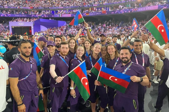 Paris-2024: Azərbaycan bağlanış mərasimində paraddan keçib