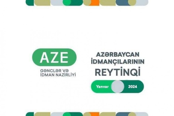 Gənclər və İdman Nazirliyi idmançıların reytinq cədvəlini açıqlayıb