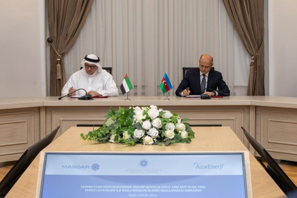Masdar şirkəti ilə yaşıl enerji layihələri üzrə müqavilələr imzalandı