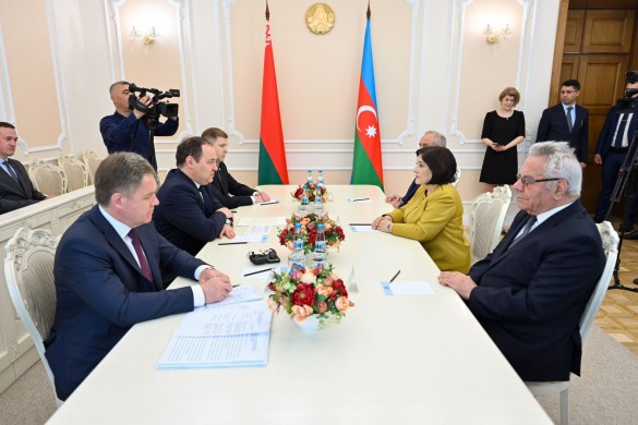 Sahibə Qafarova Belarusun Baş naziri ilə görüşüb